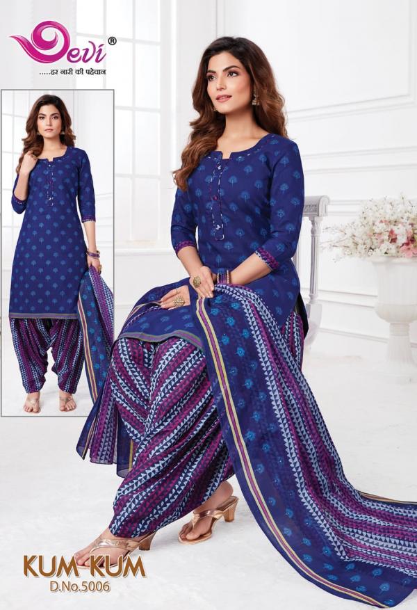 Devi Kum Kum Patiyala Vol-5 Cotton Designer Exclusive Readymade Suit